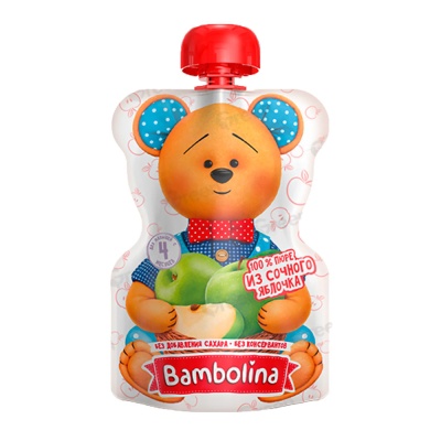 Пюре Яблоко 100 г с 4 месяцев Bambolina 1